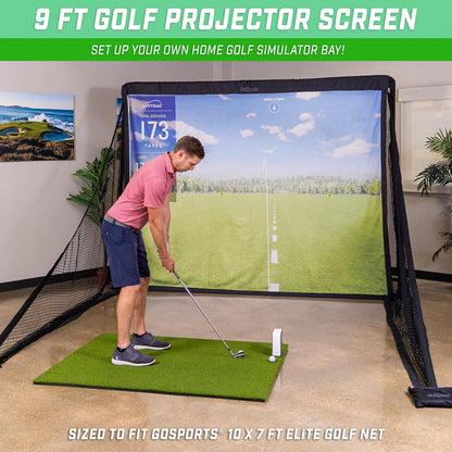 GoSports Golf Simulator Impact Screen - Kies 7ft x 7ft of 10ft x 7ft