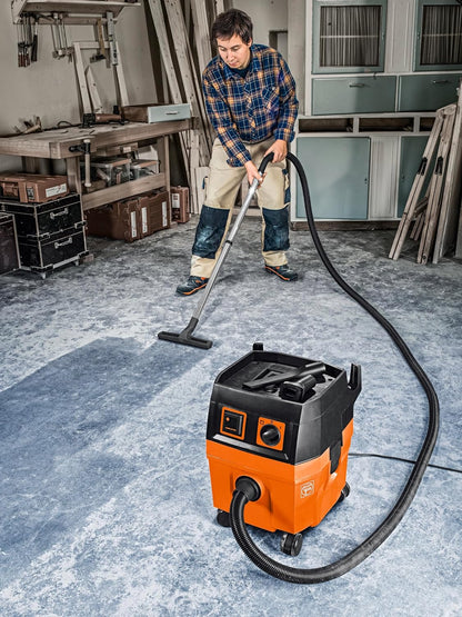 FEIN Dustex 25 L, Industriële Stofzuiger 25L Nat & Droog, Stofklasse L, Professionele Stofzuiger voor Bouwplaats en Werkplaats