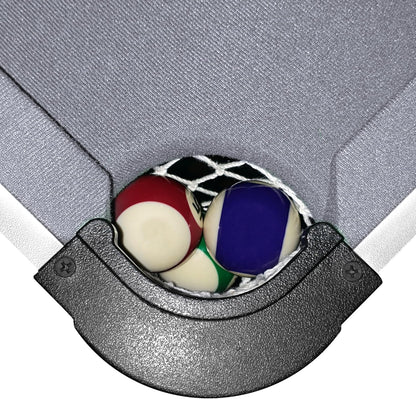 Cougar Hustle Pool Table L Foldable in Various Colours - 5ft | Folding Billiard Table incl. Accessories - QUORE
