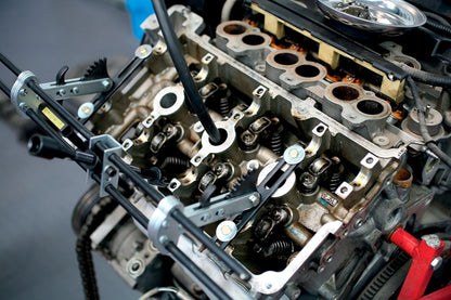 Klepverencompressor – Klepveerverwijderaar – Ventielveer Compressor – Klepveertool – Verbrandingskamerdruk Gereedschap – Universeel SOHC en DOHC – Inclusief 22 mm Persluchtadapter