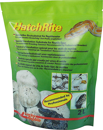 Lucky Reptile Egg-O-Bator Broedkast & Lucky Reptile HR-2 HatchRite, 2 liter, broedsubstraat