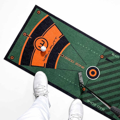 WELLPUTT - Golf Puttingmat - 3m Groene
