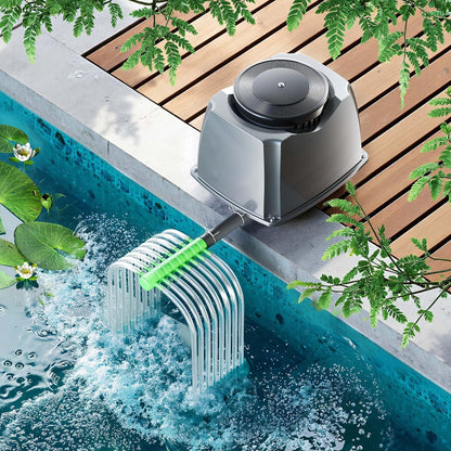 SunSun CAP-100 beluchtingspomp 70 W, luchtpomp voor 80 m³ aquarium en tuinvijver, vijverbeluchter 100 l/min met 16 luchtuitlaten, geluidsarme zuurstofpomp