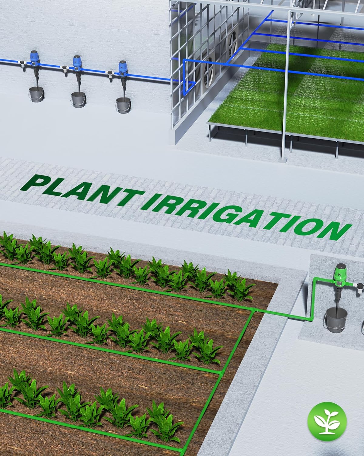 NEWTRY Mestinjector voor druppelirrigatie, 0,2 ~ 2% instelbare doseerpomp, 3/4 inch NPT wateraangedreven vloeistofdoseerder voor tuin, irrigatie en hydrocultuur systeem, boerderij