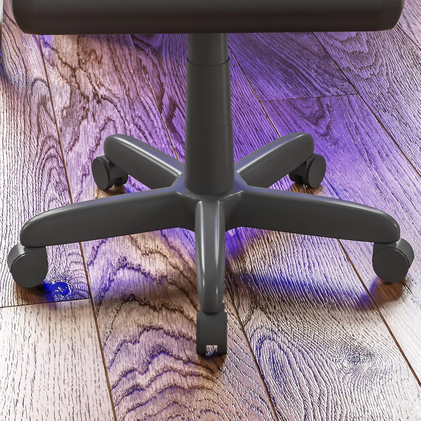 Gamingstoel – Bureaustoel – Gamestoel – Zwarte Blauw Stoel – Comfortabel – Verstelbare Hoogte & 360° Swivel