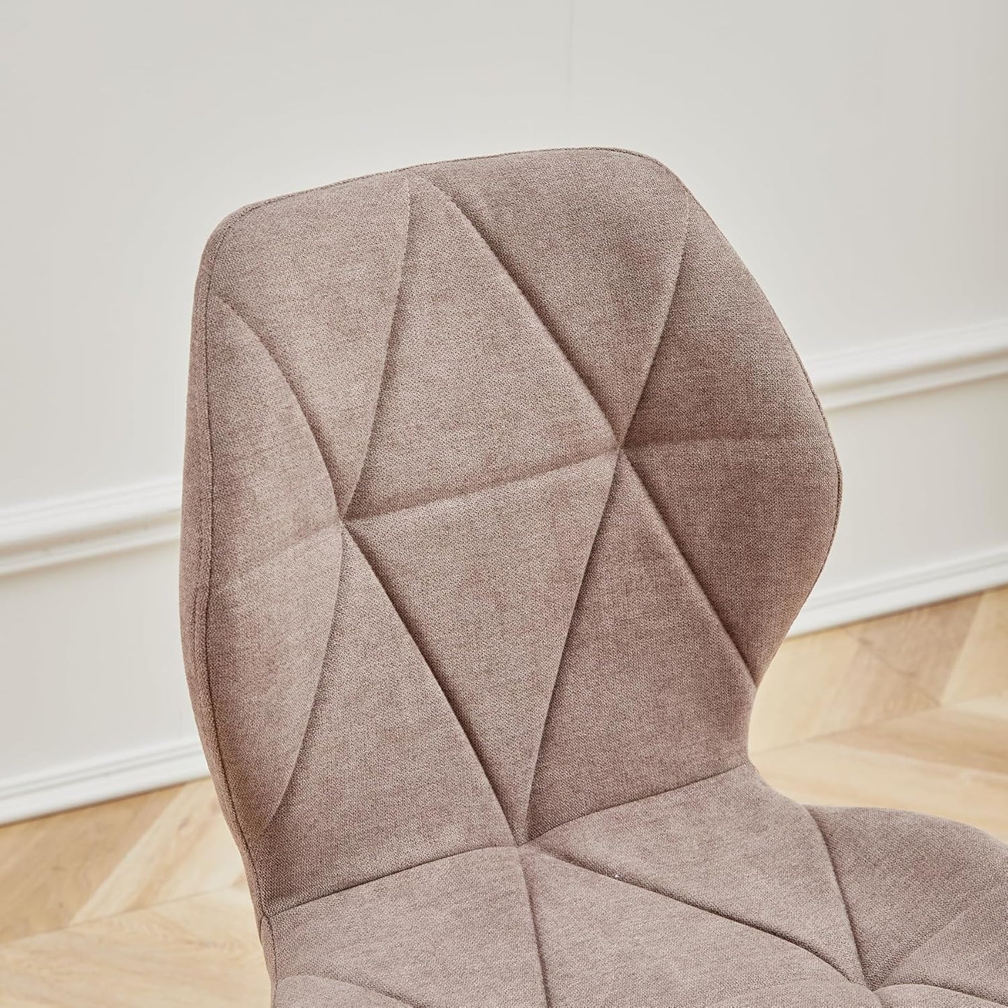 Eetkamerstoelset van 4 - Stoelen - Keukenstoel - Scandinavisch minimalistisch - Kastanjebruin