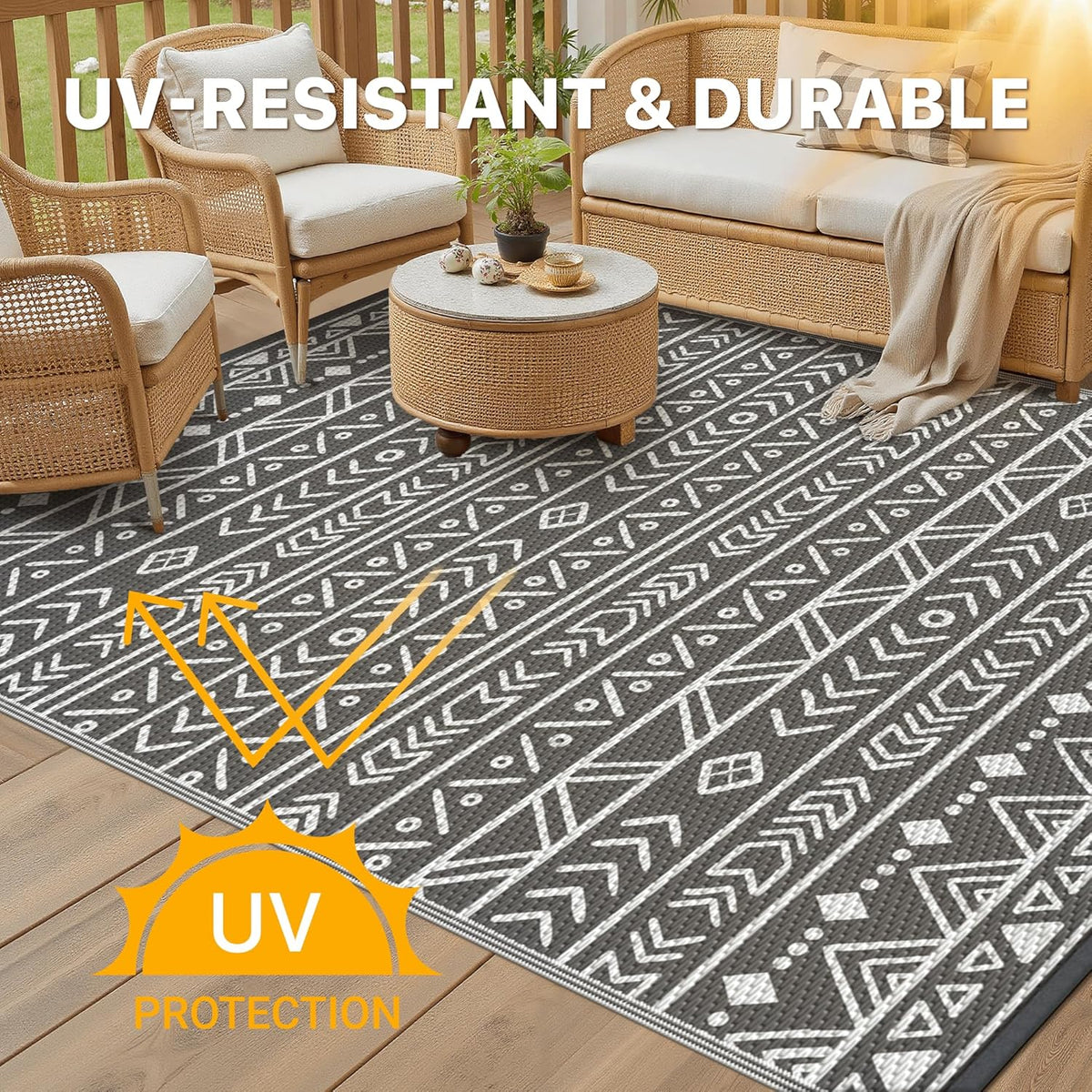 Genlmo outdoor tapijt, weerbestendig