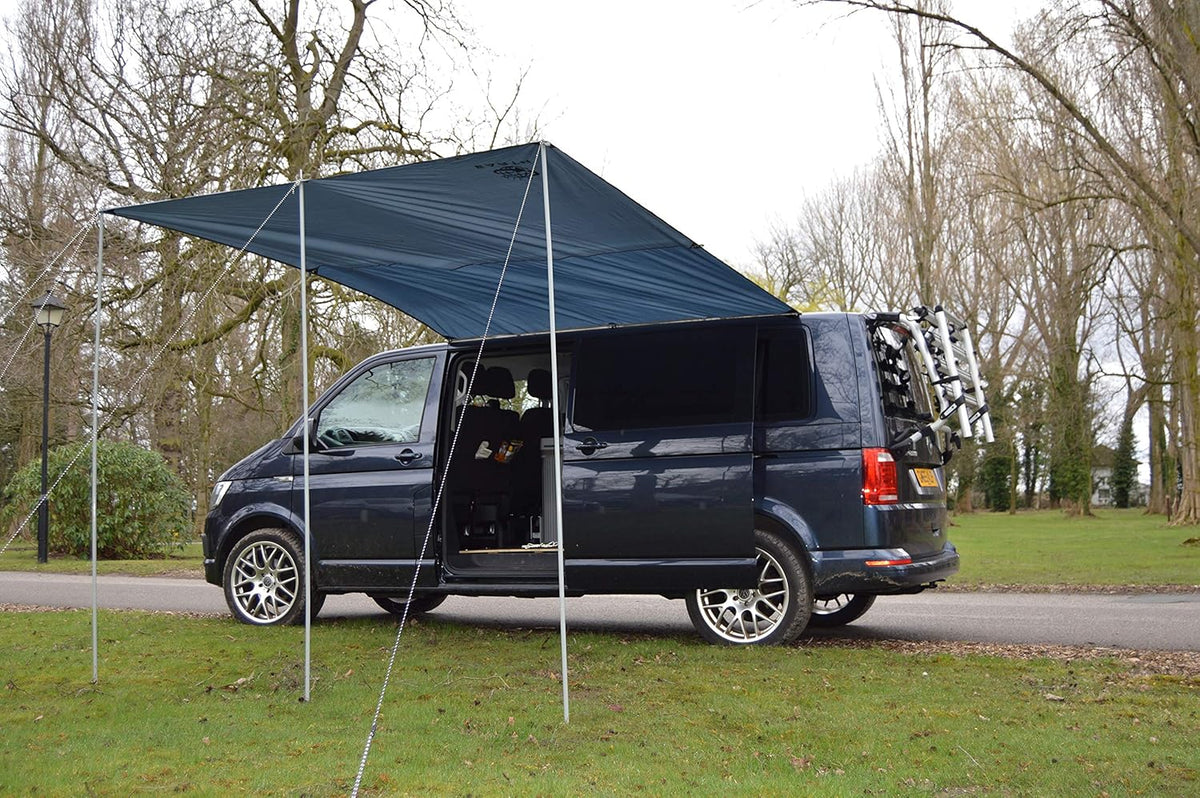 Wild Earth Zonnekap luifel voor VW Camper Van camper 300cm x 240cm MED Grijs