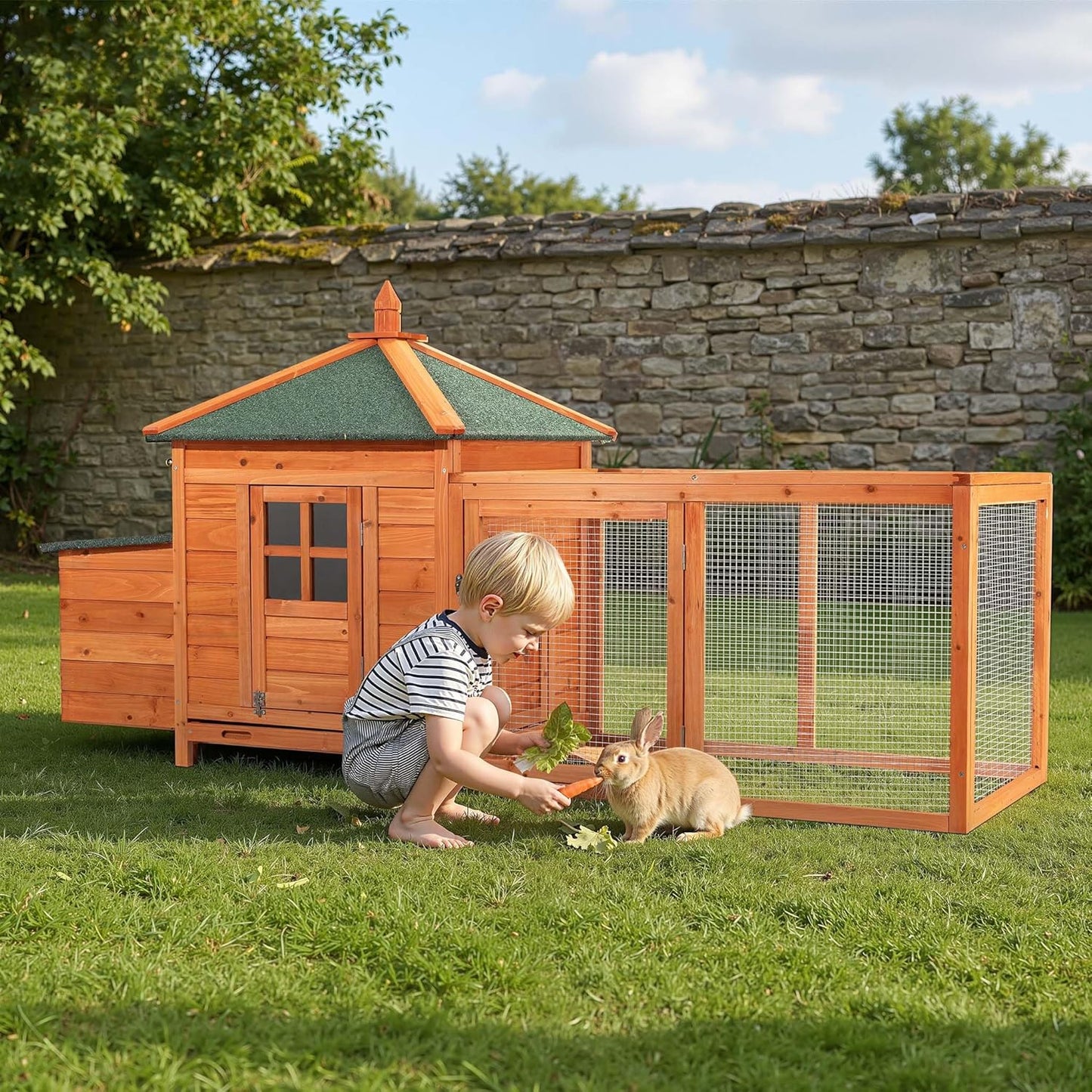 Knaagdierhuis konijnenhok kippenhok kleine dieren stal kooi hok vogelhuis