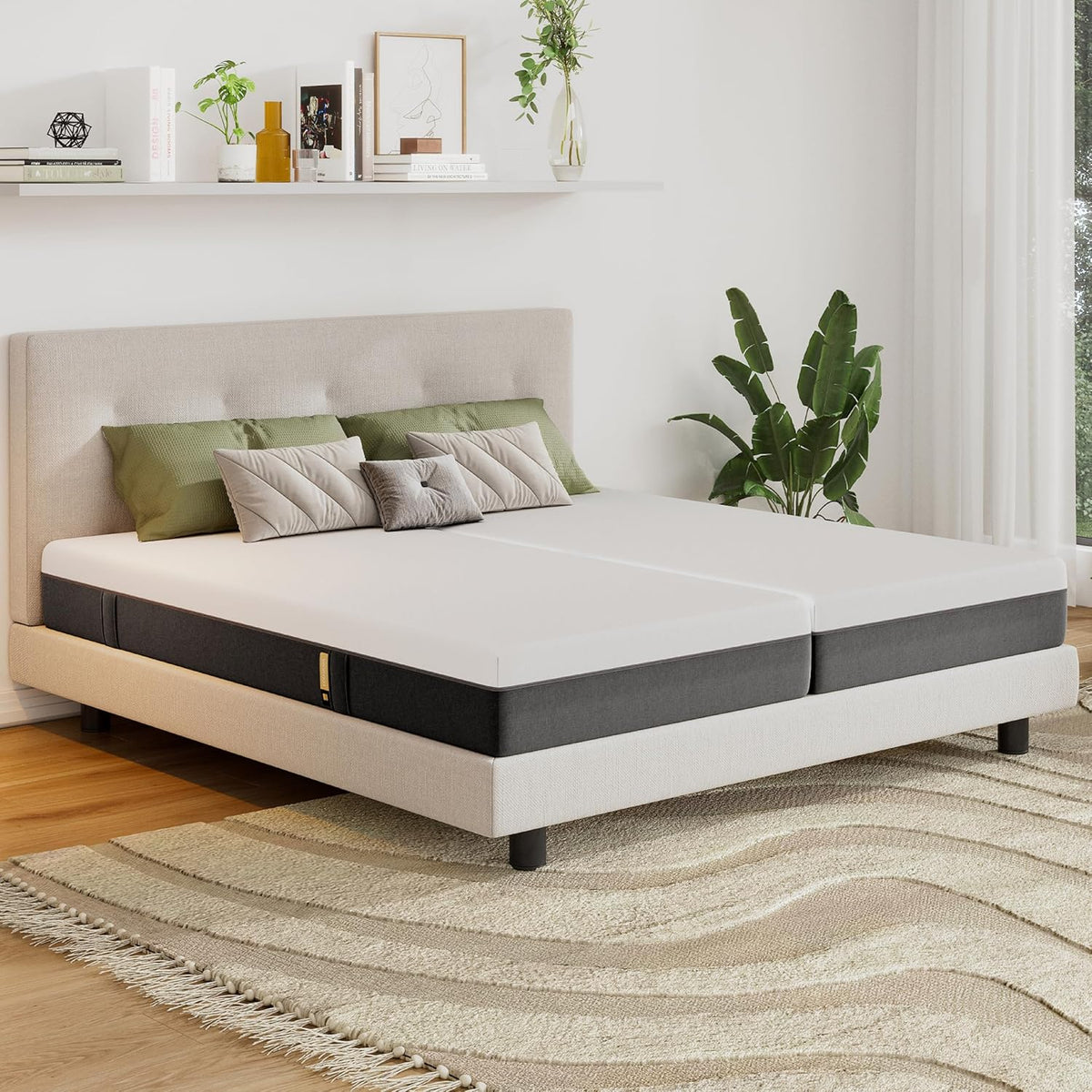EGO HOME Matras 140 x 200 cm 18 cm hoog H3 koudschuimmatras met 3-laags koudschuim en aan beide zijden te gebruiken, drukontlastend, puntelastisch, ademend, rugvriendelijk, Öko-Tex gecertificeerd