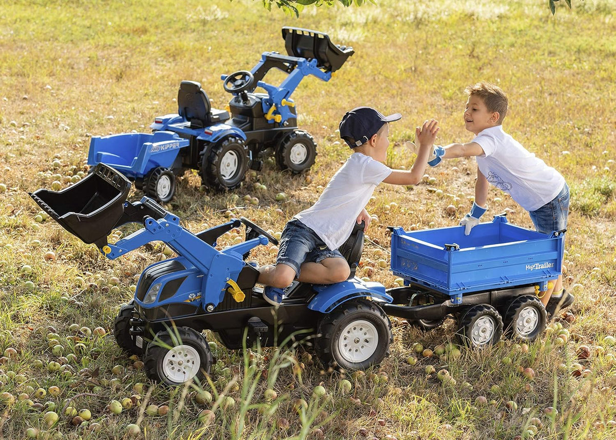 Rolly Mega Trailer Blauw, 88 cm × 45 cm × 47 cm, 121106