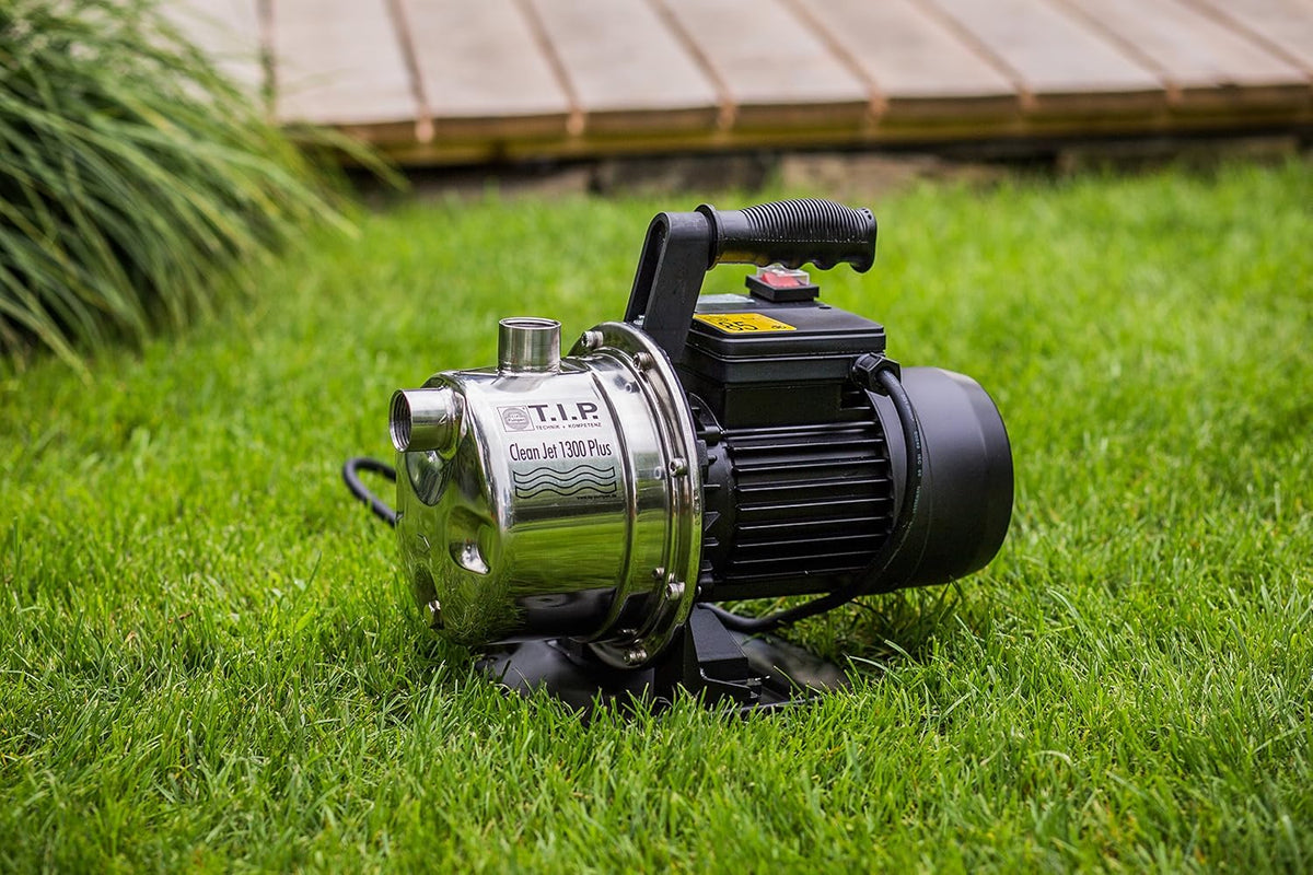 Tuinpomp – Waterpomp – Zelfaanzuigende Pomp – Besproeiingspomp – Tuinwaterpomp – Roestvrijstalen Behuizing – 1.200 Watt Motor – 4.400 Liter Per Uur Debiet