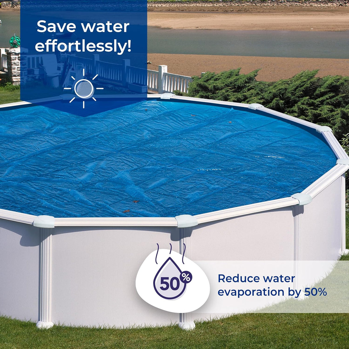 Gre CPR550 Bubble Zomerhoes, Blauw, 545 x 545 x 0.2 cm