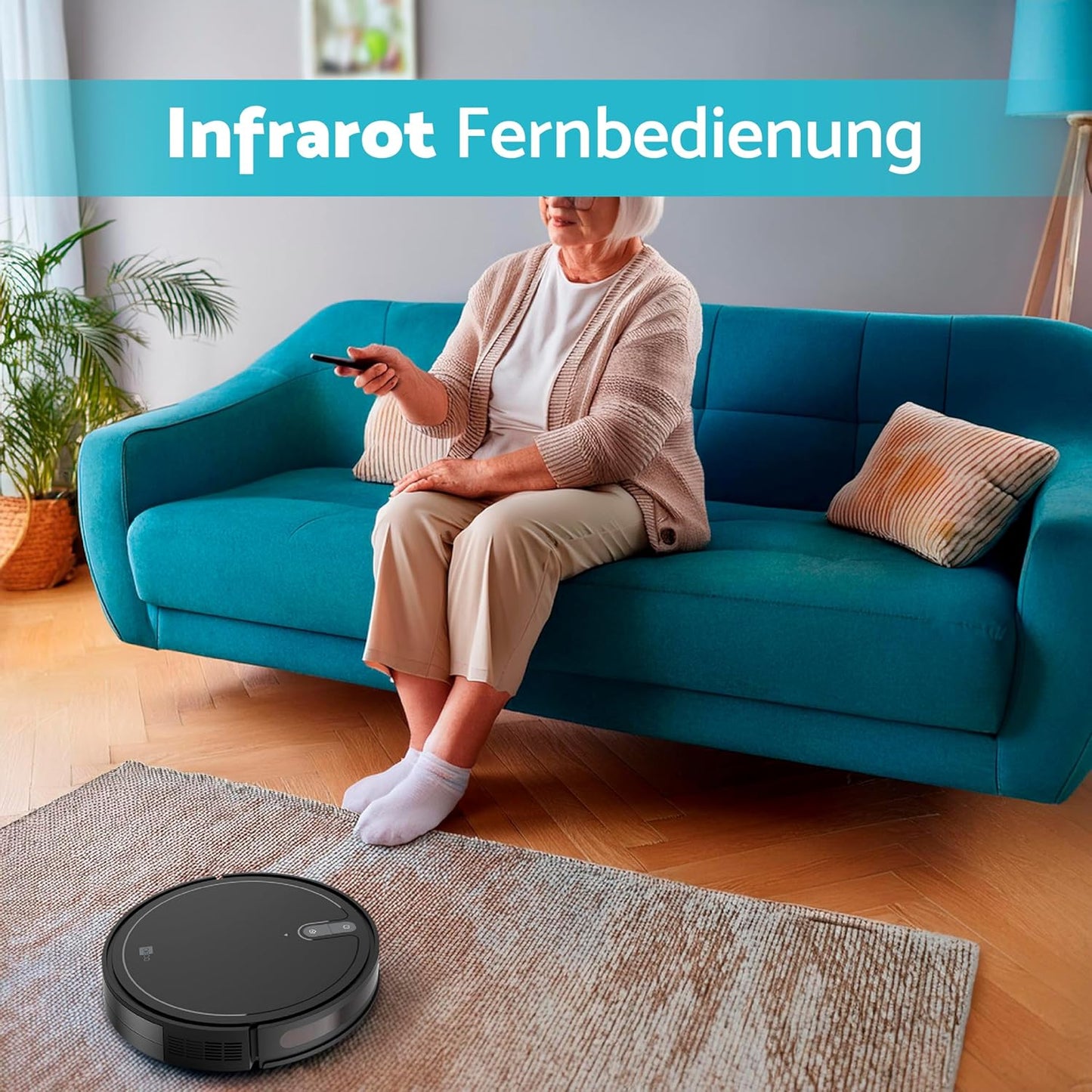 Robotstofzuiger – Stofzuigrobot – Automatische Stofzuiger – Robotreiniger – Robotvacuum – 5000 Pa Zuigkracht – 160 Min Batterijduur