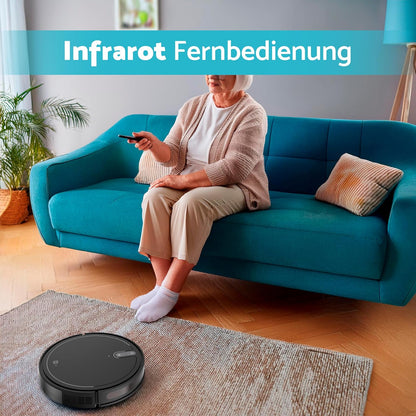 Robotstofzuiger – Stofzuigrobot – Automatische Stofzuiger – Robotreiniger – Robotvacuum – 5000 Pa Zuigkracht – 160 Min Batterijduur