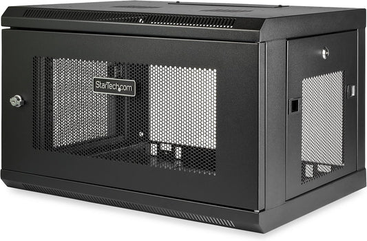 6U wandmonteerbare netwerkkast – serverkast – patchkast – wandkast – 19 inch rackkast – Vergrendelbaar – 90 kg draagvermogen
