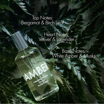Amber Eau de Toilette – Parfum – Geur – Toiletwater – Unisex – 100 ml – Fris Groen En Warme Amber