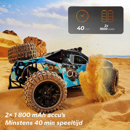 RC Auto – Afstandsbediening Auto – Monstertruck – Buggy – RC Buggy – 35 km/u Topsnelheid – IPX5 Water- en Stofbestendig