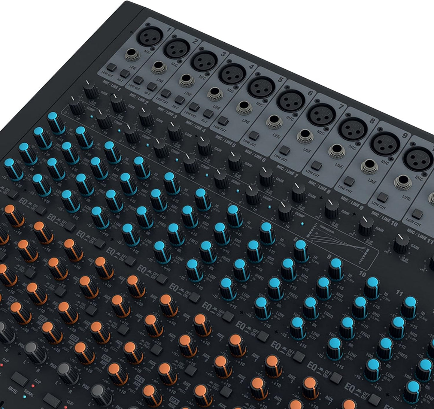 LD Systems VIBZ 24 DC compacte mixer 24 kanaals met DFX en compressor