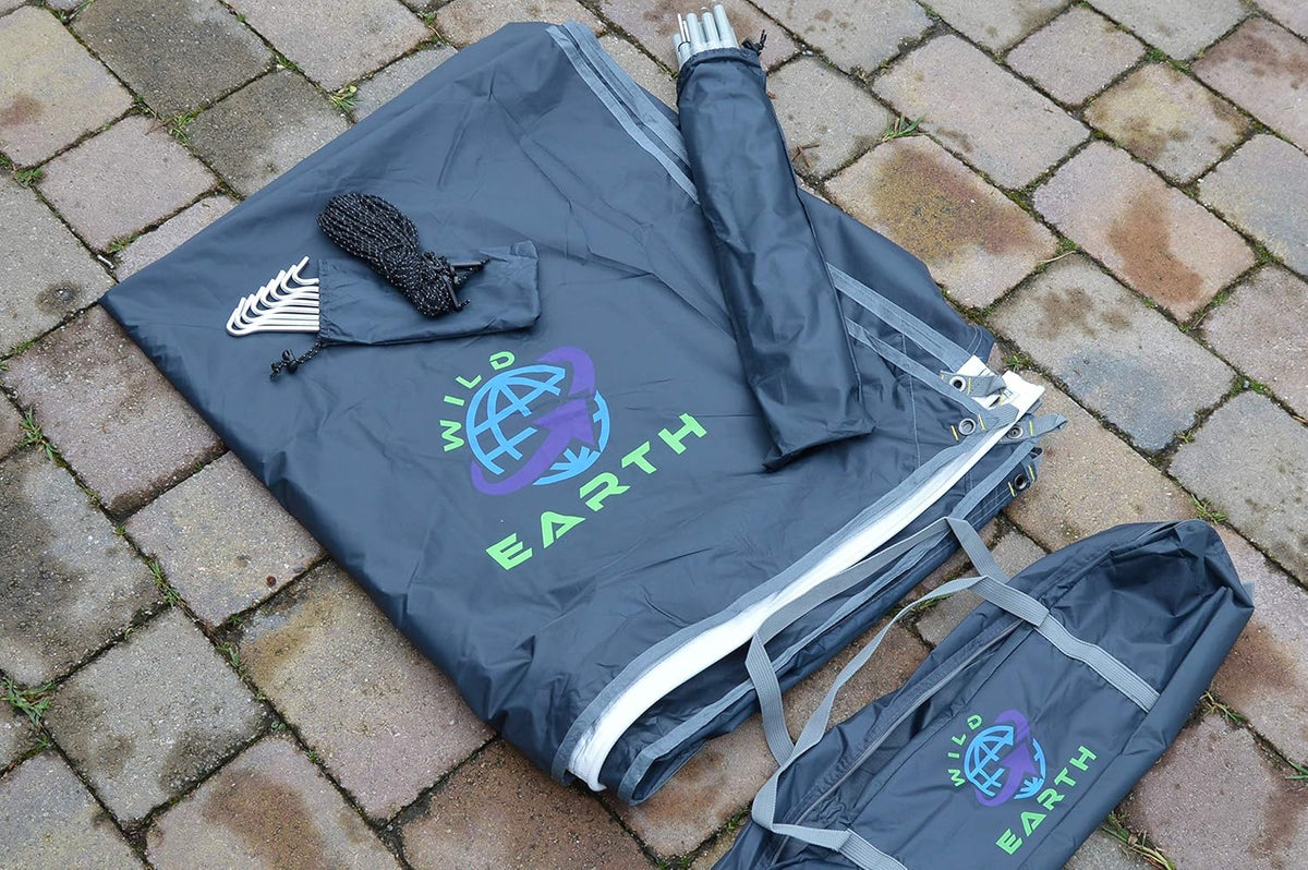 Wild Earth Zonnekap luifel voor VW Camper Van camper 300cm x 240cm MED Grijs