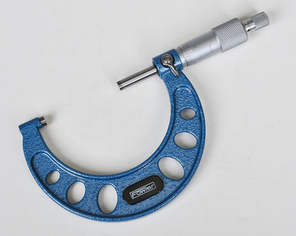 Fowler 52-215-006-1 inch micrometer met satijnen chroom afwerking, 0-6 inch meetbereik, 0 inch afstudeerinterval, set van 6, met volledige garantie van één jaar