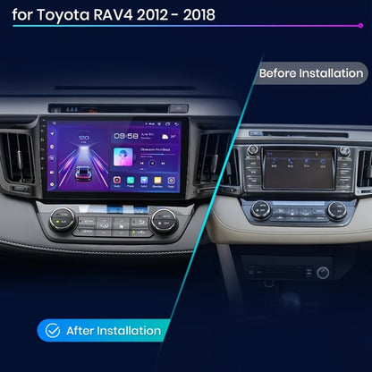 Multimedia Stereo Toyota RAV4 – Autoradio – CarPlay Radio – Android Radio – 2DIN Speler – 10 Inch HD Touchscreen – 6GB RAM & 128GB Opslag