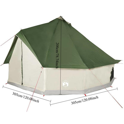 Familietent – Kampeertent – Tipitent – Tunneltent – Festivaltent – Waterdicht Polyester – Snel Opgezet Voor 6 Personen