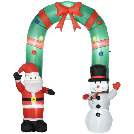 Opblaasbare Kerstdecoratie – Inflatable Feestdecoratie – Buitenversiering – Winterdecor – Tuindecoratie – Vrijstaand – Duurzaam Kunststof – Zonder Elektriciteit