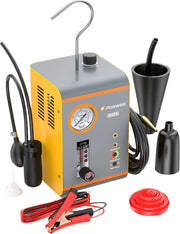 Automobiele Rookmachine - Rooklekdetector voor Auto's - Ingebouwde Luchtpomp - Dubbele Diagnosetool voor Lekkage in Autoleidingen - EVAP - Vacuümlekdetector - Autos Pipe Systems Rooklekdetector - Grijs
