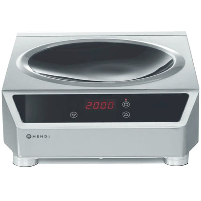 Inductiekookplaat – Inductiekookplaat Vrijstaand – Wokplaat – Elektrische Kookplaat – 3500W – Roestvrij Staal – Touch Bedieningspaneel