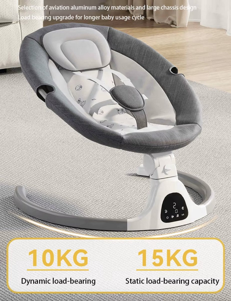 Elektrische Wipstoel - Wipstoel - Babystoel - Baby Swing - Schommelstoel - Elektrisch - Afstandsbediening - Bluetooth voor muziek - Roze