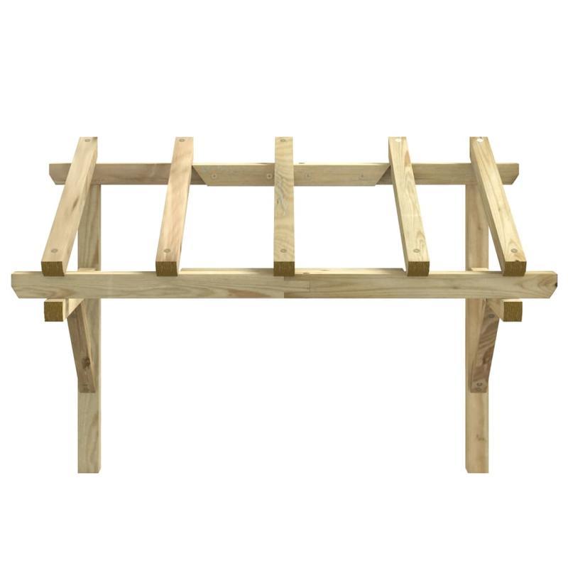 Kweekkast – Kweekbak – Broeikas – Kweektent – Kweekhuis – Massief Grenenhout – 150x100x100 cm – Weerbestendig Groen
