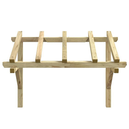Kweekkast – Kweekbak – Broeikas – Kweektent – Kweekhuis – Massief Grenenhout – 150x100x100 cm – Weerbestendig Groen