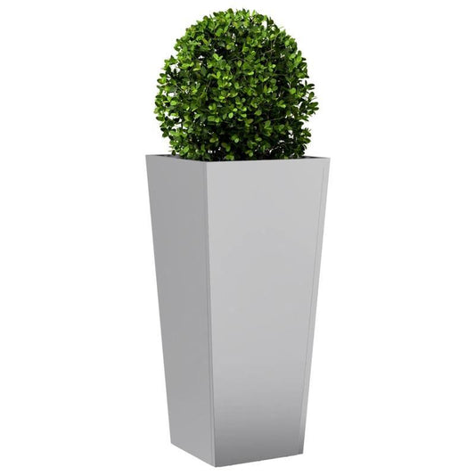 Bloemenrek – Plantenrek – Bloemenstandaard – Plantentafel – Plantenhouder – Gegalvaniseerd Staal – Weerbestendig – Set Van 2 – 35x35x75 cm