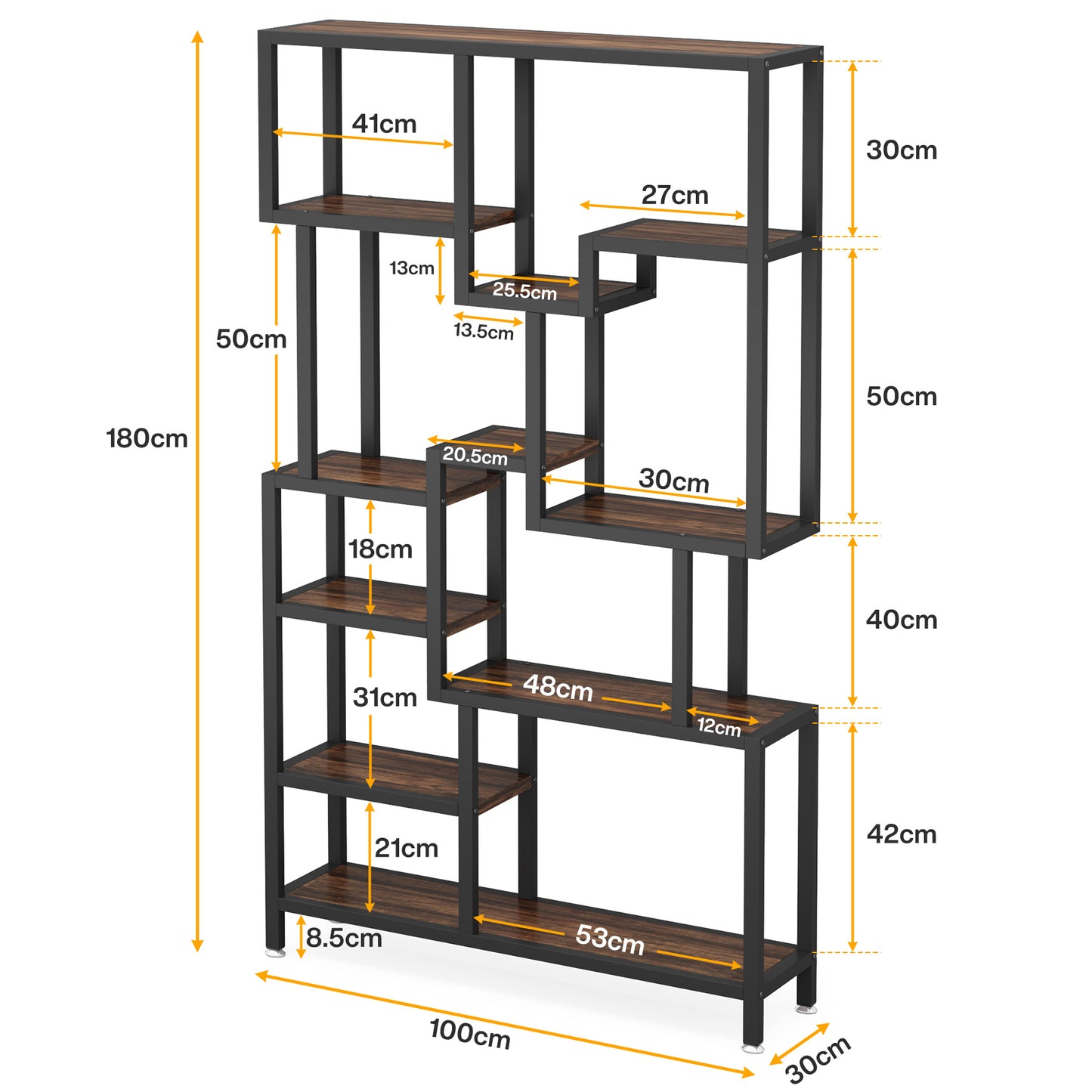 Ronde Eettafel – Eettafel Rond – Keukentafel – Tafel 4 Personen – Houten Tafel – Natuurlijk Hout – 100 cm Diameter – Robuuste Kruispoot