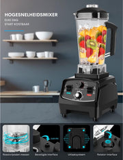 Mixer - Krachtige Professionele Smoothiemaker 2000W - 2 Liter Variabele Snelheid