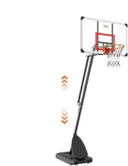Verstelbare Basketbalpaal - Stevige Basketbalring voor Buiten - 2,3 tot 3 Meter Hoog - Perfect voor Training en Wedstrijden
