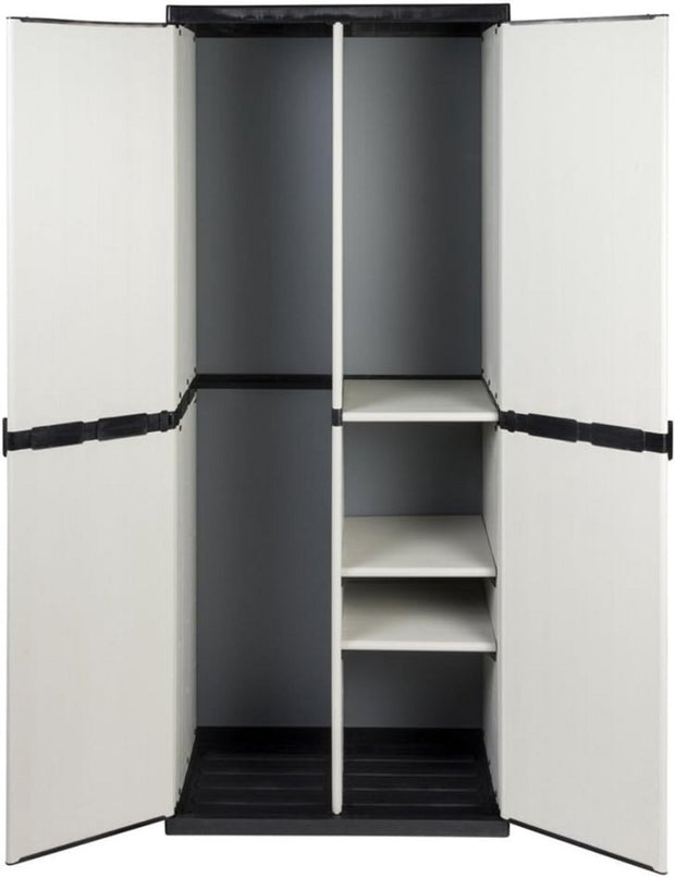 Tuinkast Kunststof - Tuinkist - Tuinkasten voor Buiten - Tuinberging - Grijs