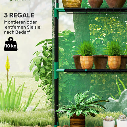 Kweekkas – Tuinkas – Broeikas – Groentekas – Tomatenkas – Winterbestendig Met Staalfolie – Compact 143x74x190 cm