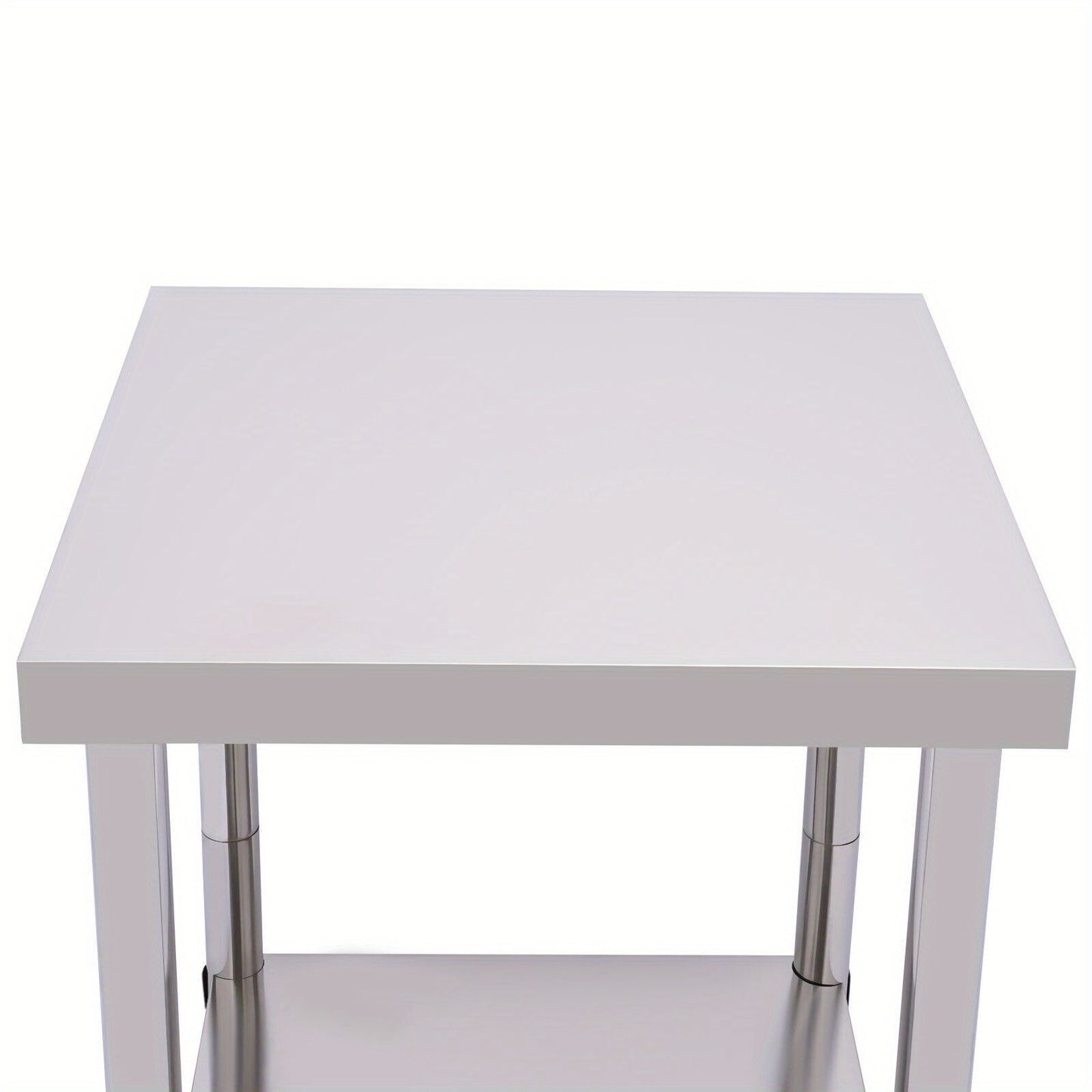 Werktafel – Werkbank – RVS Tafel – Keukentafel – Opbergbank – 60x60 cm – Roestvrij Staal – Draagvermogen 300 kg