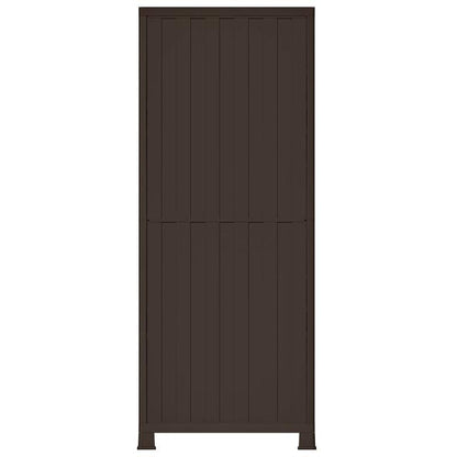 Opbergkast – Plastic Kastje – Buitenopslag – Buitenmeubel – Opbergbak – Weerbestendig Kunststof – Compact 68x39x171,5 cm