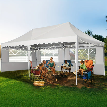 Feesttent – Partytent – Tuinent – Paviljoen – Waterdichte Tent – 3x6 Meter – Inclusief Zandzakken - Wit