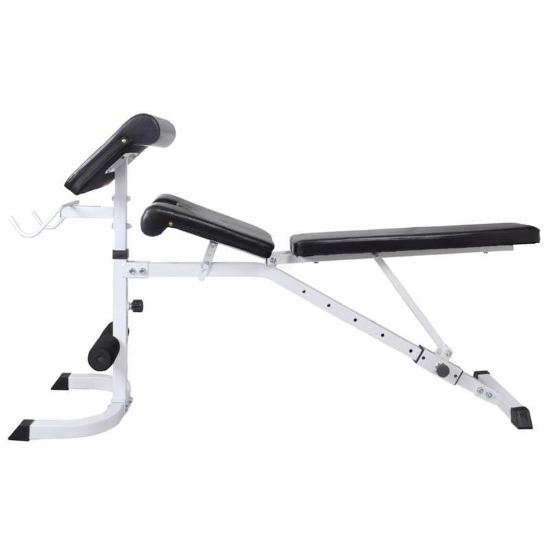 Verstelbare Gewichtbank – Krachtbank – Fitnessbank – Halterbank – Dumbbellbank – Hoogwaardig IJzer – Max. Belastbaarheid 60,5 kg