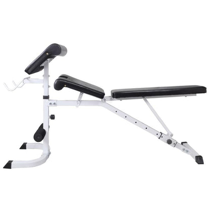 Verstelbare Gewichtbank – Krachtbank – Fitnessbank – Halterbank – Dumbbellbank – Hoogwaardig IJzer – Max. Belastbaarheid 60,5 kg