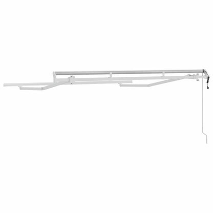 Zonnescherm – Zonwering – Schaduwdoek – Luifel – Buitenzonwering – Opvouwbaar – Met Stabiel Metaal Frame – Afmeting 3x2 Meter – Wit