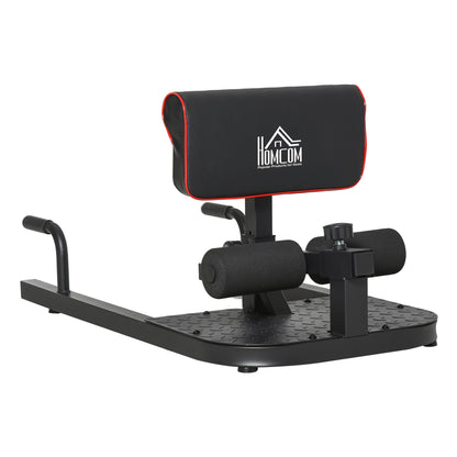 Sissy Squat Trainer – Knie Trainer – Leg Trainer – Buikspier Trainer – Bilspier Trainer – Zwart – 3-in-1 Verstelbaar – Stevig Stalen Frame Tot 120 Kg