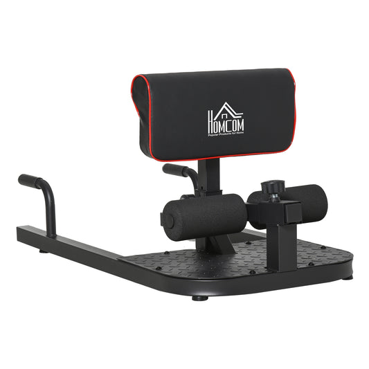 Sissy Squat Trainer – Knie Trainer – Leg Trainer – Buikspier Trainer – Bilspier Trainer – Zwart – 3-in-1 Verstelbaar – Stevig Stalen Frame Tot 120 Kg