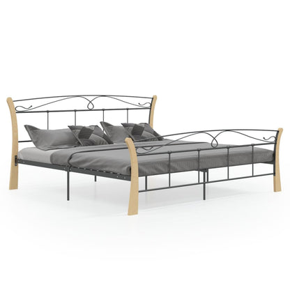 Bedframe – Bedframe Metalen Frame – Stijlvol Bed ombouw – Slaapbank – Platformbed – 200x200 cm – Stevig Gepoedercoat Metaal