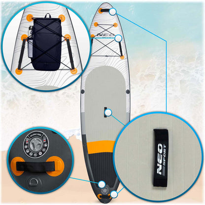 SUP Board – Paddle Board – Stand Up Paddle – Opblaasbaar – Watersport – 320x84x15 cm – Drop Stitch Light Technologie