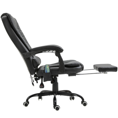 Bureaustoel – Ergonomische Stoel – Office Chair – Gamingstoel – Draaistoel – Verstelbare Hoogte – Geïntegreerd Massagepunten & Voetensteun – Stabiel Metalen Frame & Lendensteun